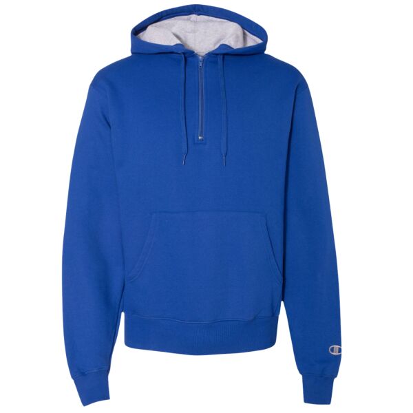 Cotton Max Hooded Quarter-Zip Sweatshirt Thumbnail